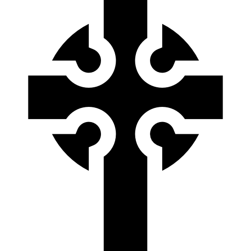 Cross Basic Straight Filled icon