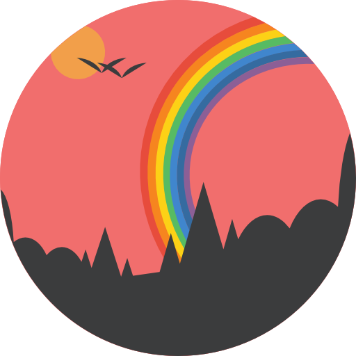 무지개 무료 아이콘