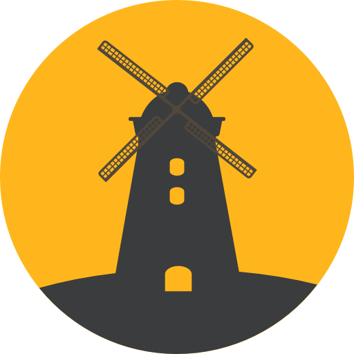 dutch windmill icon