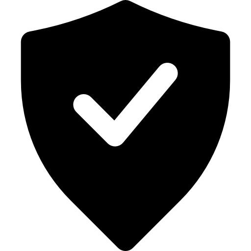 Shield Basic Black Solid icon