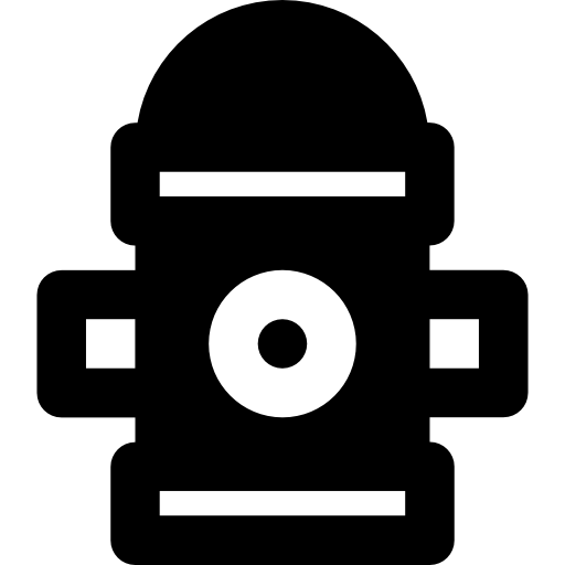 Hydrant Basic Black Solid icon