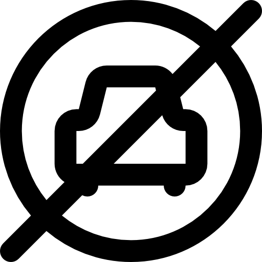 Car free icon