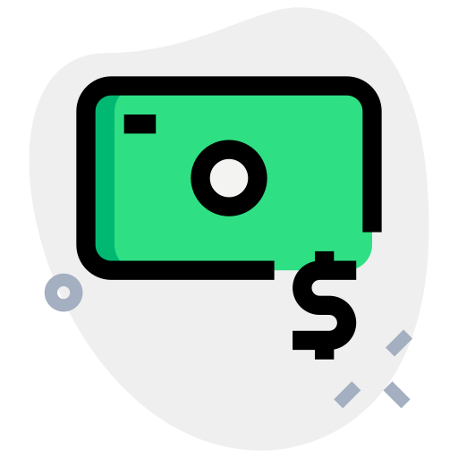 signo de dólar icono gratis