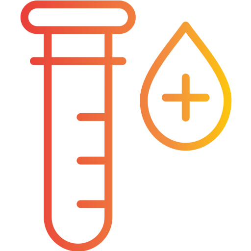 Blood test Generic Gradient icon