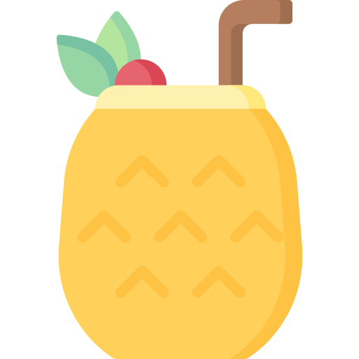 piña colada icono gratis