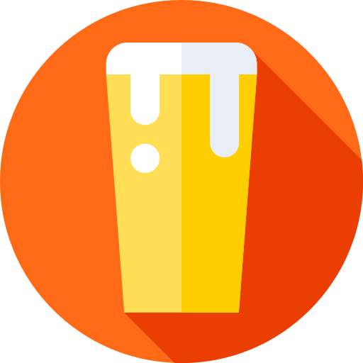 Beer Flat Circular Flat icon