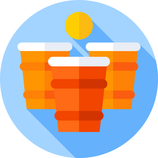 pong de la cerveza icono gratis