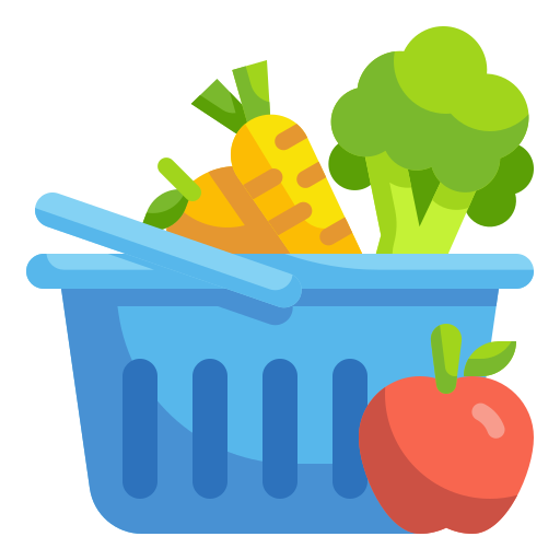Fruits and vegetables free icon