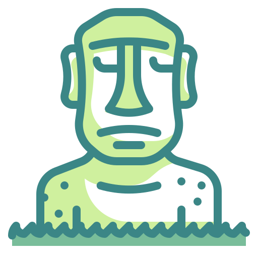 Moai emoji icon in PNG, SVG