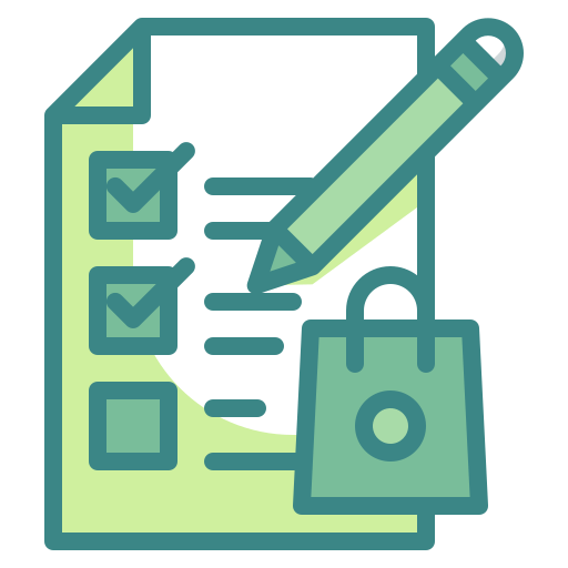 Shopping list free icon Shopping list free icon