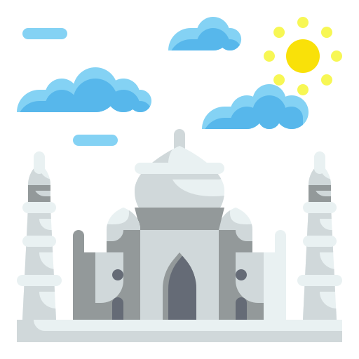 taj mahal icono gratis