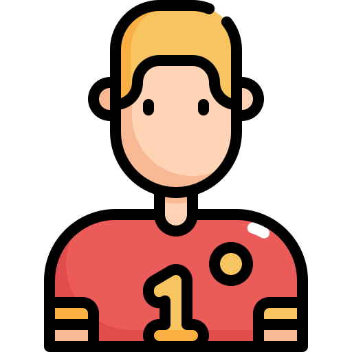 Soccer player free icon
