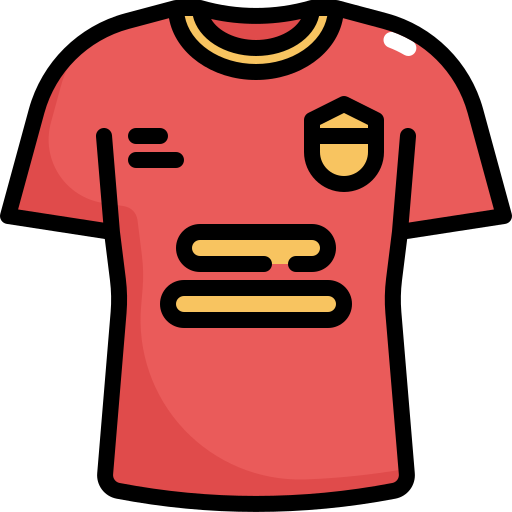 uniforme de futbol icono gratis