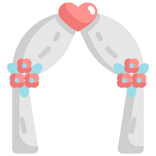 arco de boda icono gratis