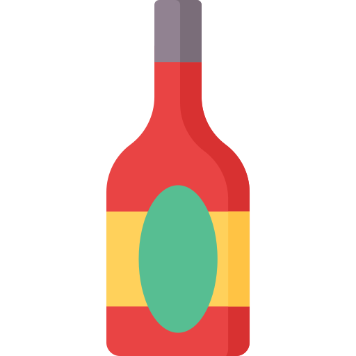 botella de vino icono gratis