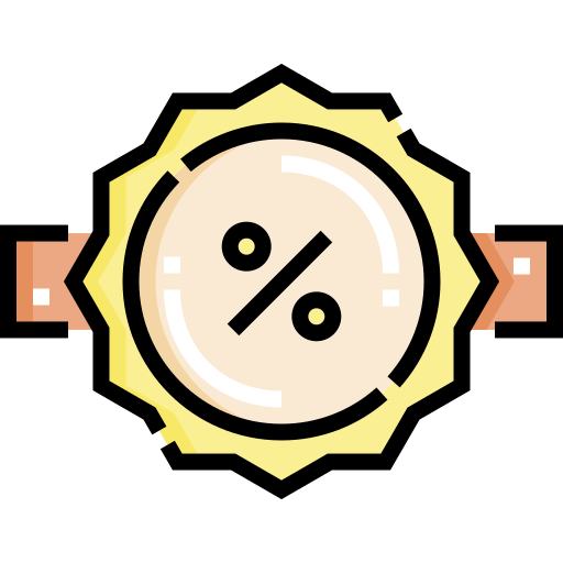 remise Icône gratuit