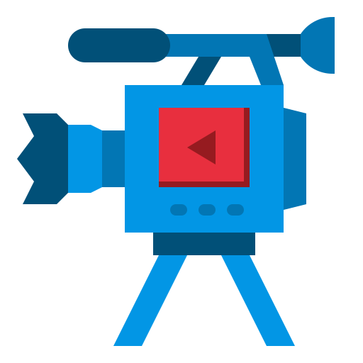 camara de video icono gratis