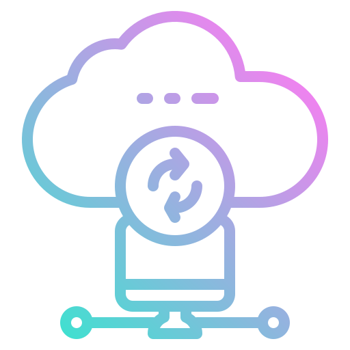 almacenamiento en la nube icono gratis