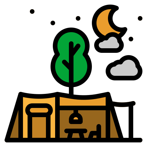 Tent free icon Tent free icon
