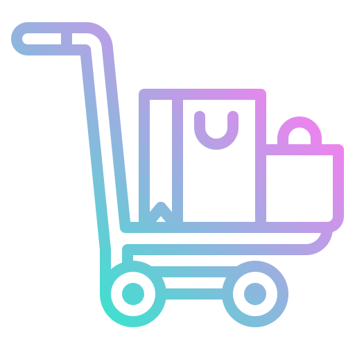 Shopping trolley photo3idea_studio Gradient icon