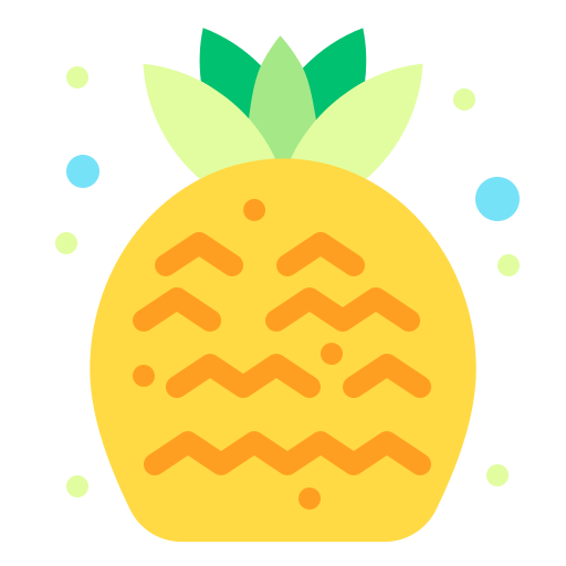 Pineapple Flatart Icons Flat icon