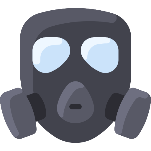 Gas mask free icon Gas mask free icon