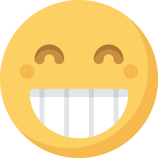 Grinning free icon