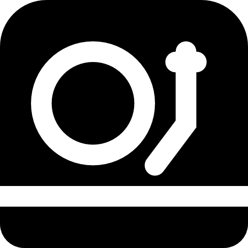 Turntable free icon