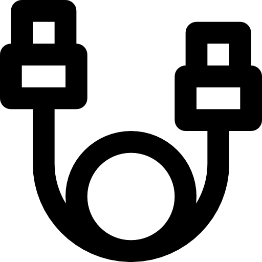 Usb Basic Black Outline icon