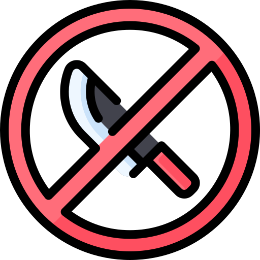 kein messer kostenlos Icon kein messer kostenlos Icon