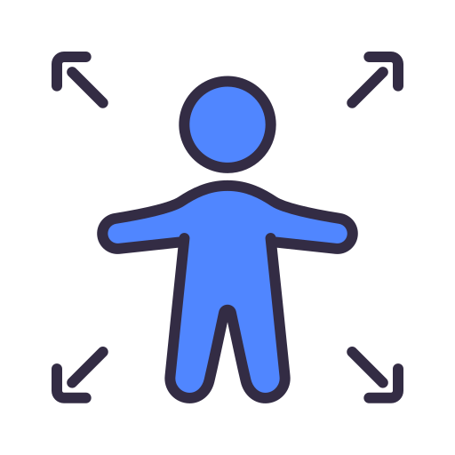 Social distancing free icon