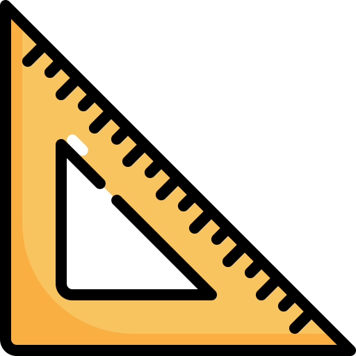 Ruler Generic Outline Color icon