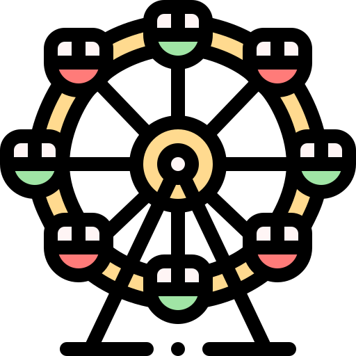колесо обозрения бесплатно иконка