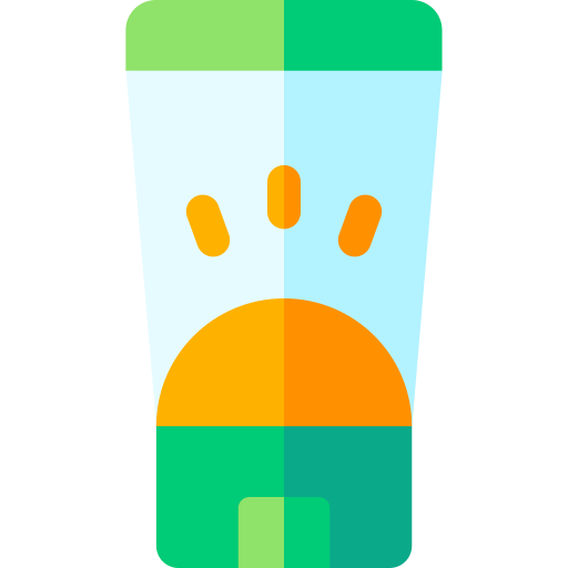 crema solar icono gratis