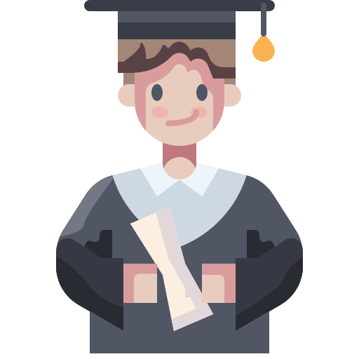 graduación icono gratis