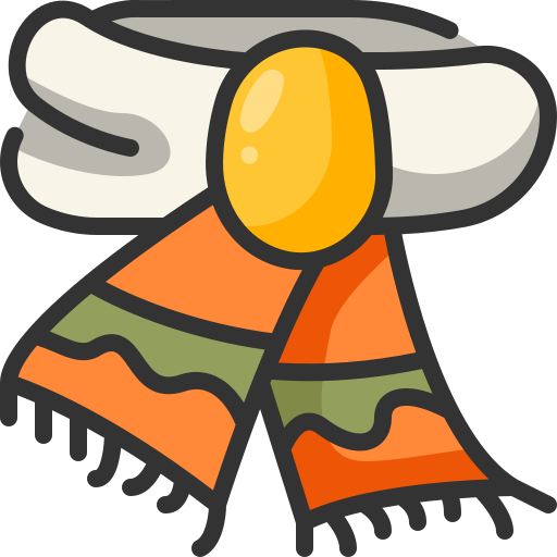 Scarf Generic Outline Color icon