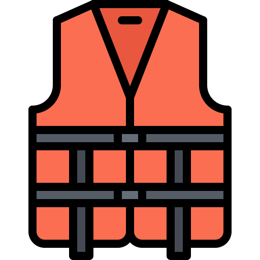 Life vest Coloring Color icon