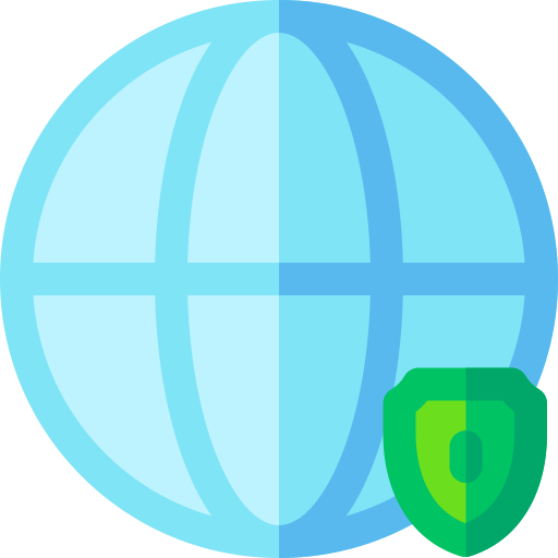 seguridad mundial icono gratis