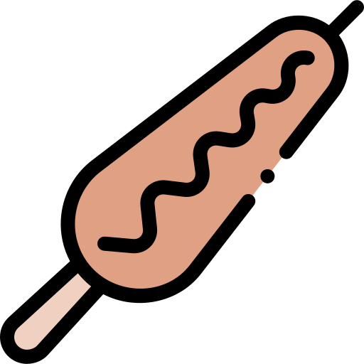 Corn dog - Free food icons