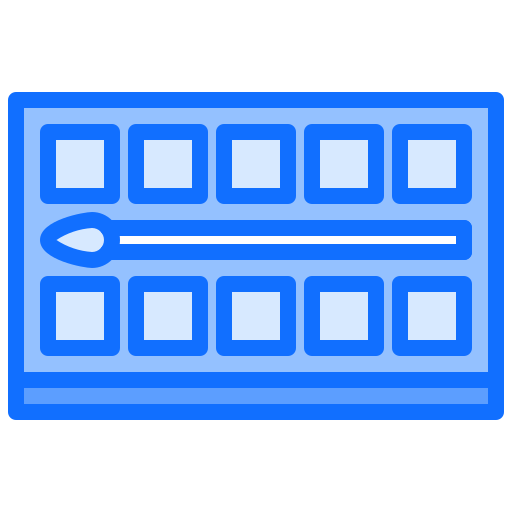 acuarelas icono gratis