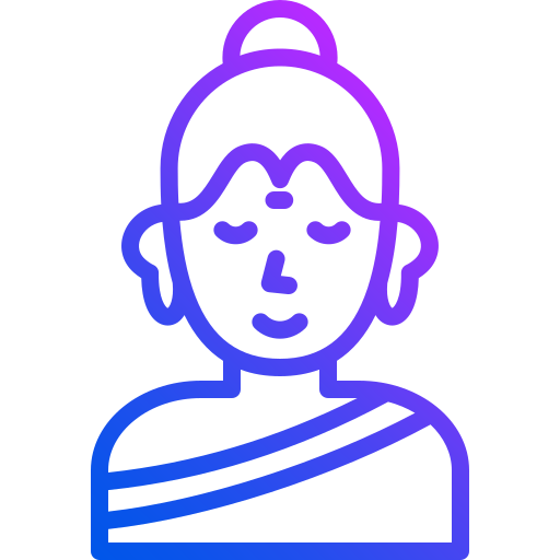 Buddha Generic Gradient icon