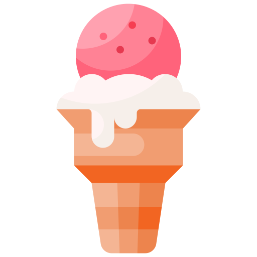 cucurucho de helado icono gratis