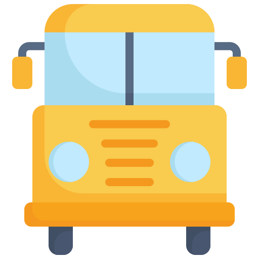 School bus Kosonicon Flat icon