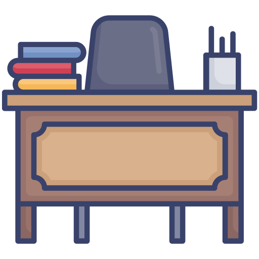 Desk - free icon