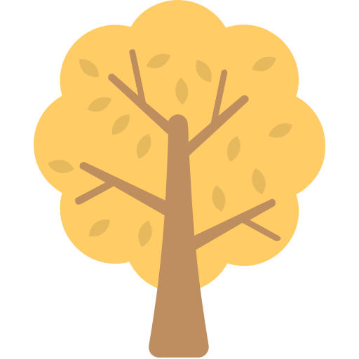 arbol de otoño icono gratis