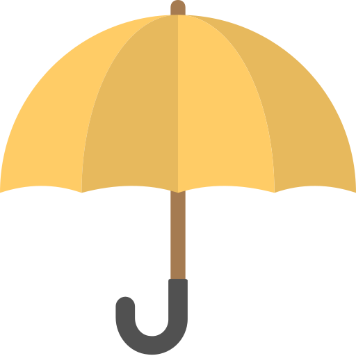 Umbrella Creative Stall Premium Flat icon