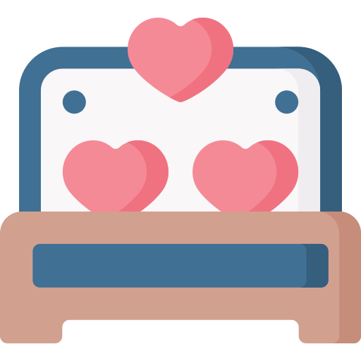 cama matrimonial icono gratis