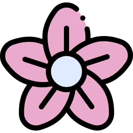 Flower Detailed Rounded Lineal color icon