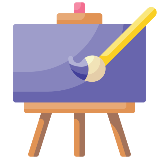 Painting - Free education icons