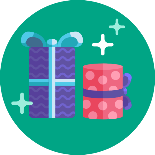 cajas de regalo icono gratis